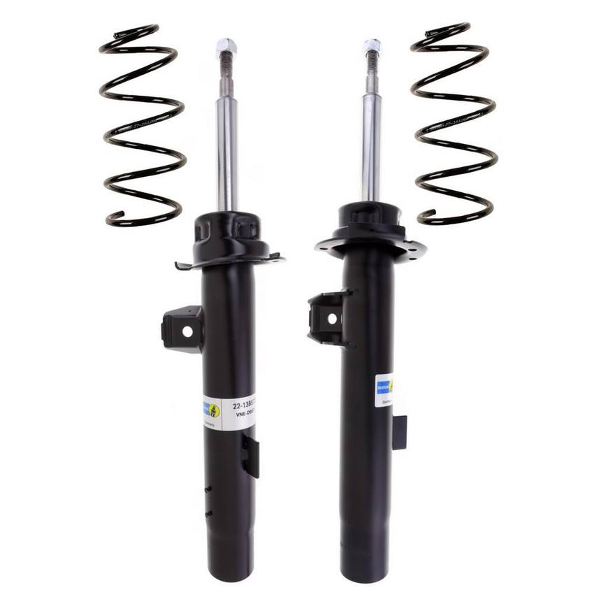 BMW Suspension Strut and Coil Spring Kit - Front (Standard Suspension) (B4 OE Replacement) 31336767370 - Bilstein 3817353KIT